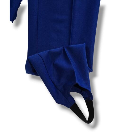 Vintage Worthington Women’s Royal Blue Stirrup Pants – Size 6 - Picture 4 of 9